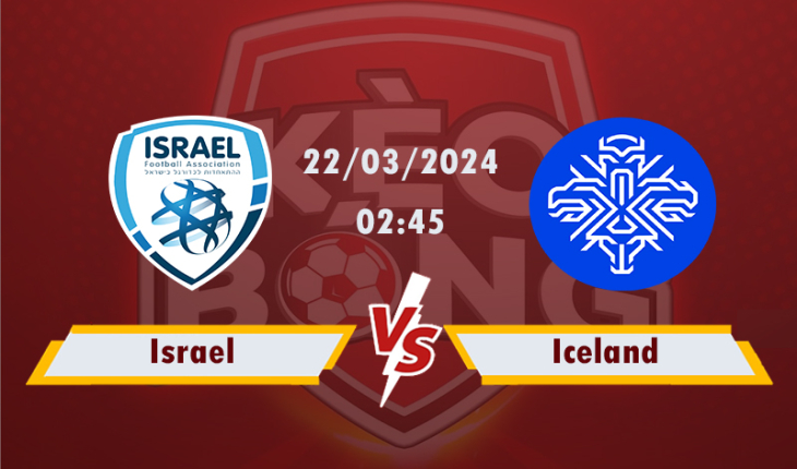 Nhận định, soi kèo Israel vs Iceland, 02h45 ngày 22/3/2024