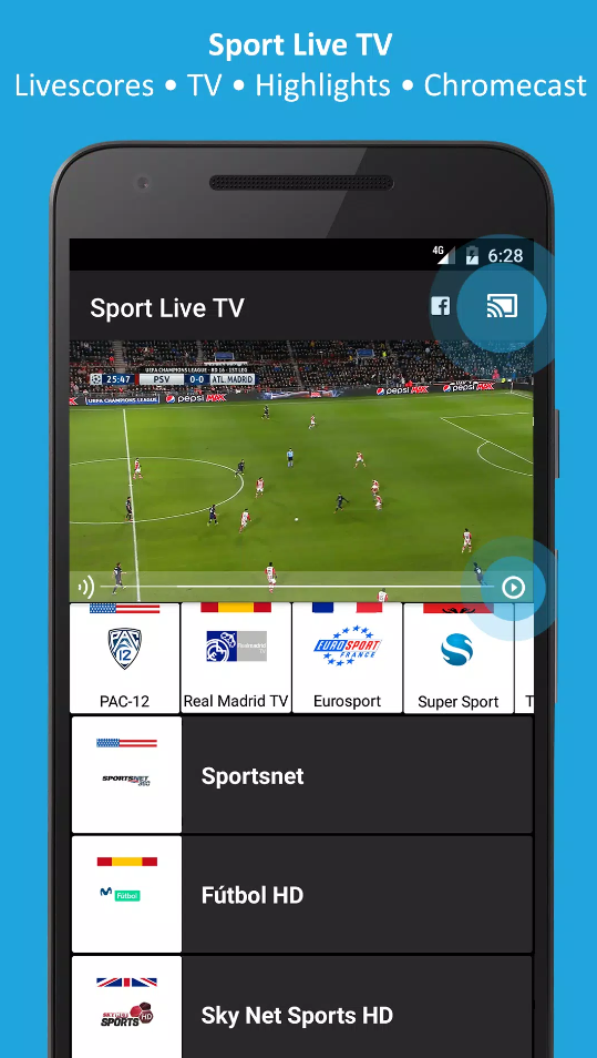 Football Live TV – Live Score – Sport Television